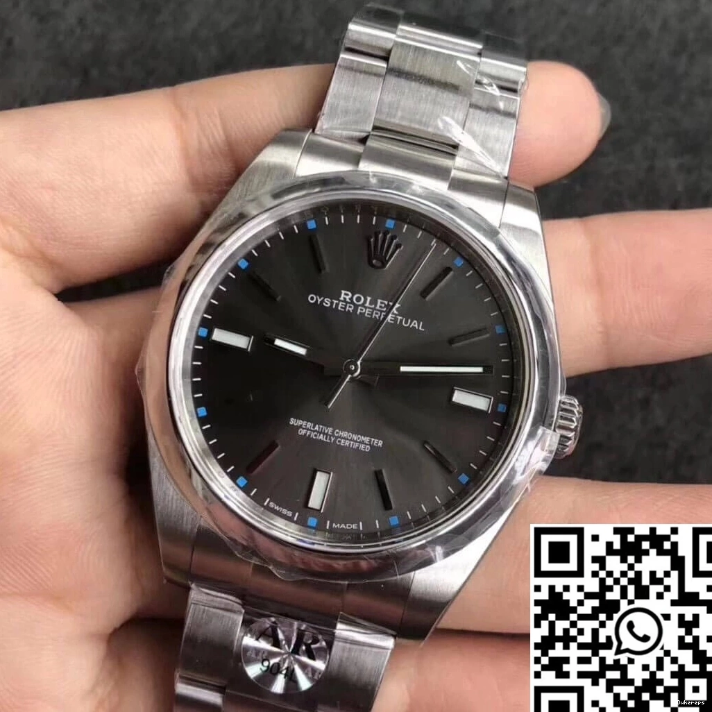 114300 1293 Perpetual Factory AR UrbanStyle Grey Oyster Rolex Dial 39MM 0811